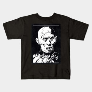 KURT BARLOW - Salem's Lot (Black and White) Kids T-Shirt